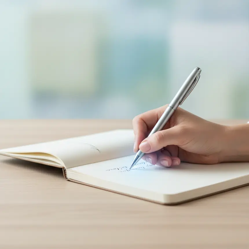 Emotional journaling practice