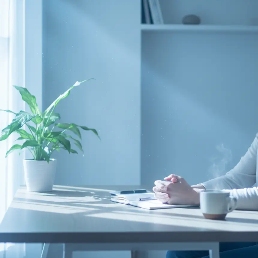 Serene and productive workspace