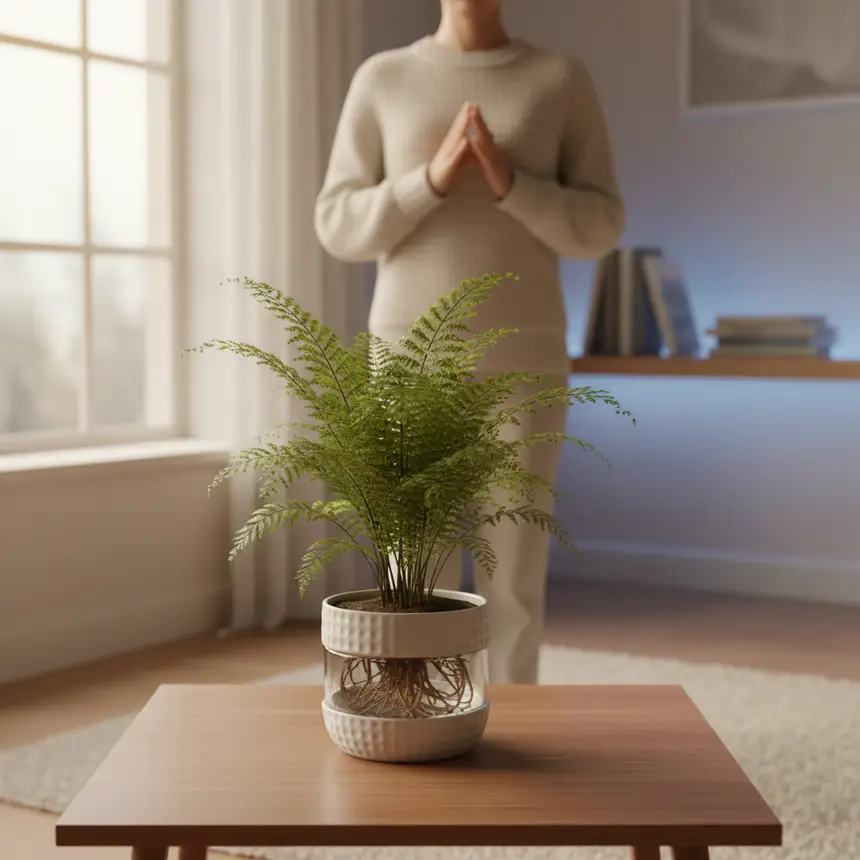 peaceful indoor sanctuary