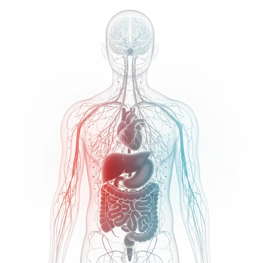 Neural connections, stress response