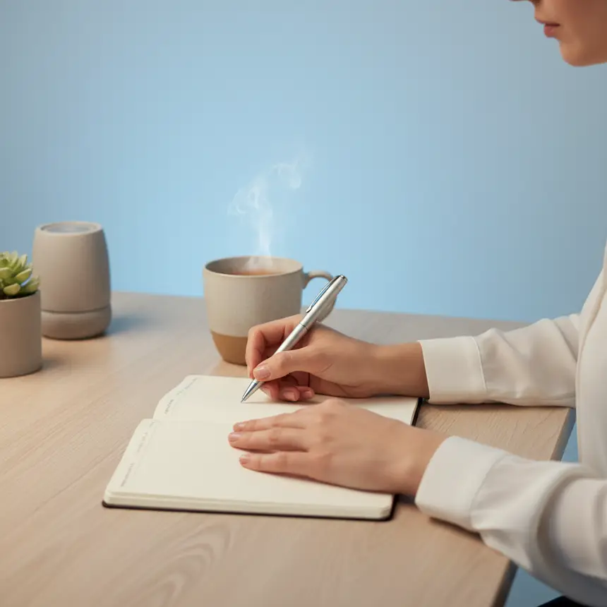 journaling calm reflection