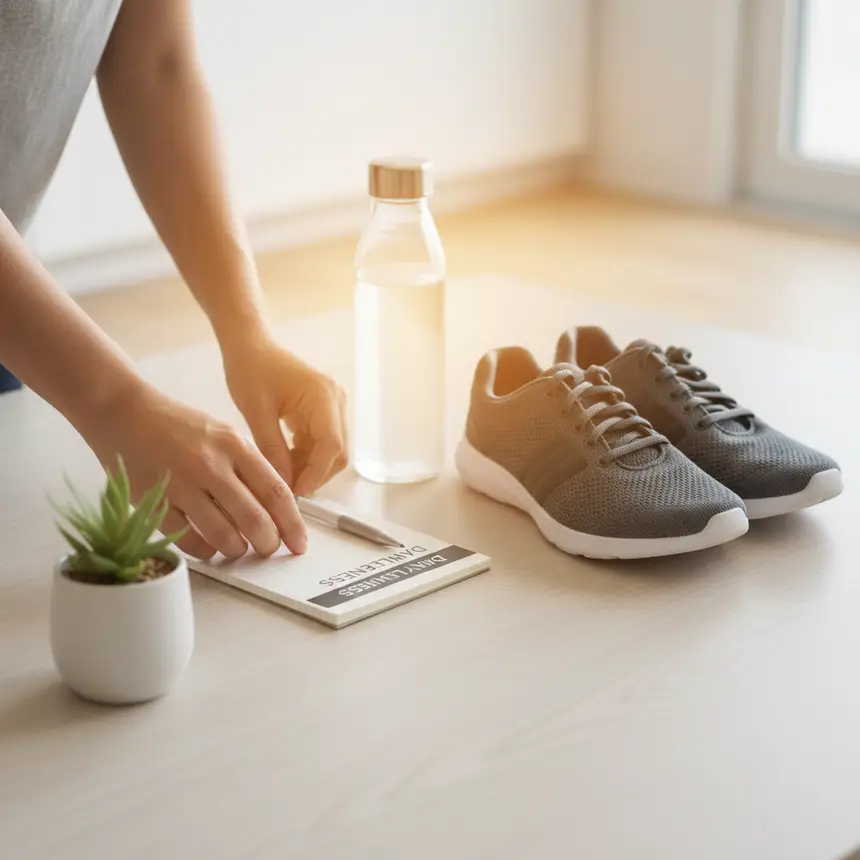 Self-care routine, vitality boost